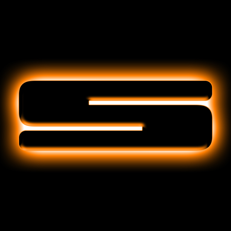 ORACLE Lighting Universal Illuminated LED Letter Badges - Matte Blk Surface Finish - S thumbnail 2