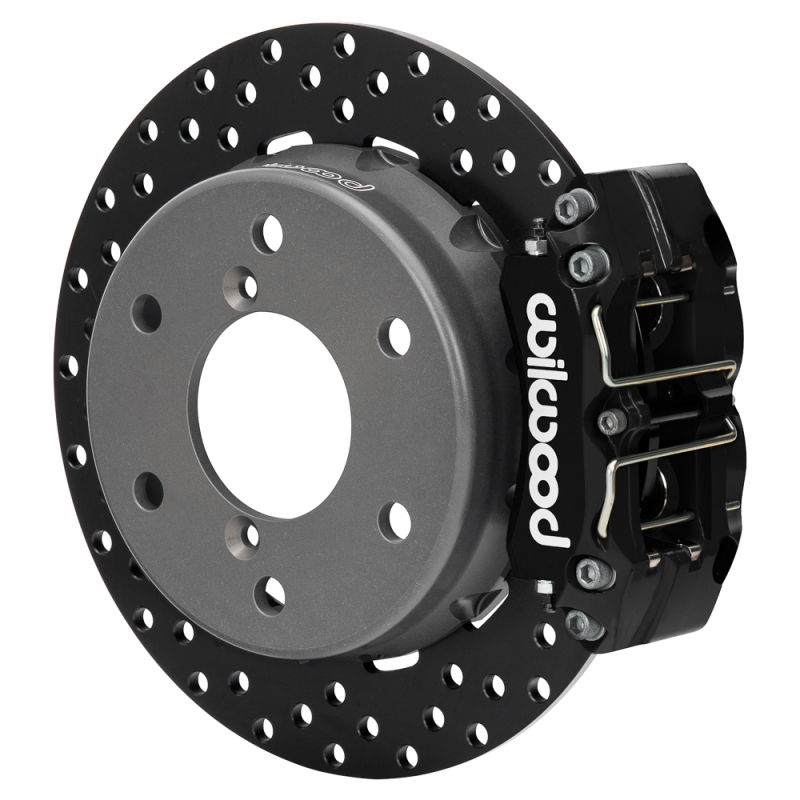 Wilwood 2024 Can Am Maverick Rear Brake Kit 11.60in Drilled - Black