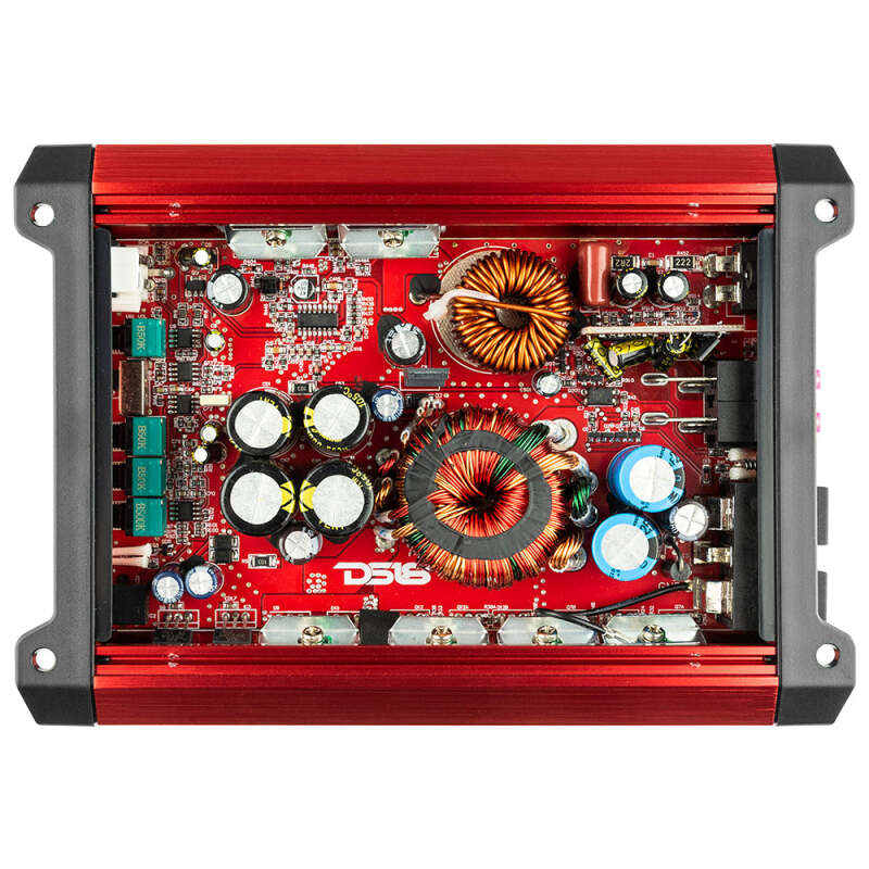 DS18 1-Channel SXE Amplifier Class D 800/1ohm 600/2ohm 300/4ohm Watts RMS- Red thumbnail 2