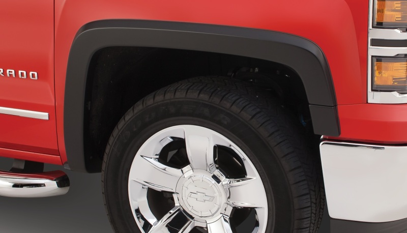 Bushwacker 15-18 Chevy Silverado 2500 HD Fleetside OE Style Flares 4pc 78.8/97.8in Bed - Black thumbnail 7