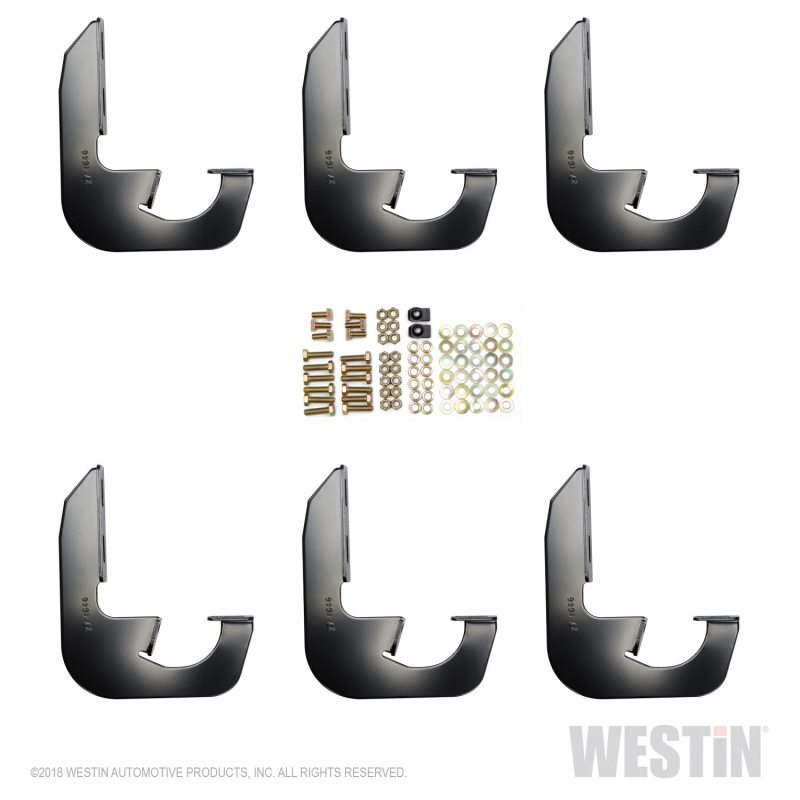 Westin 2005-2015 Nissan Frontier Crew/King/Ext Cab Running Board Mount Kit - Black thumbnail 3