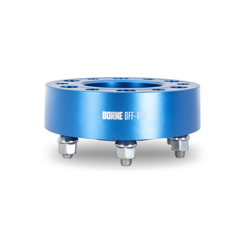 Mishimoto Wheel Spacers - 6x139.7 - 95.1 - 50 - M14 - Blue thumbnail 4
