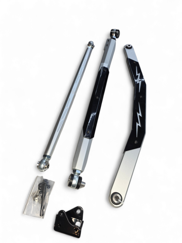 Elektric Offroad 2024+ Can Am Maverick R Volt Billet Radius Rods Anodized Clear