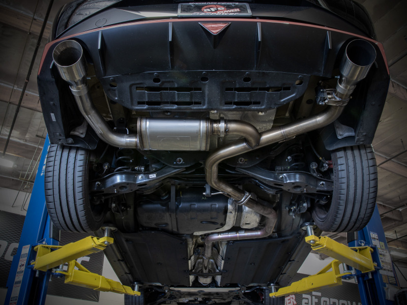 aFe Takeda 22-23 Hyundai Elantra N L4-2.0L (t) 3in 304 SS Axle-Back Exhaust w/ Polished Tips thumbnail 8