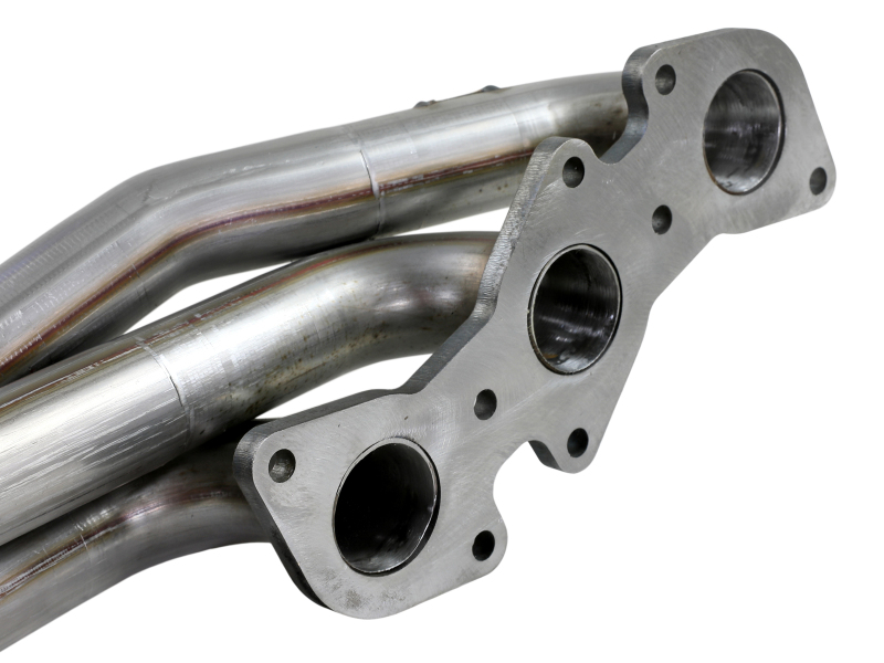 aFe 05-11 Toyota Tacoma V6-4.0L Twisted Steel 409 Stainless Steel Long Tube Header w/ Cat thumbnail 9