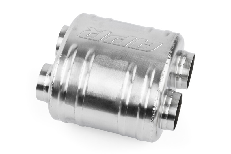 APR Premium Sound Absorption Muffler - Dual 63.5mm (2.5in) - Oval Body 220mm x 169mm x 211mm thumbnail 4