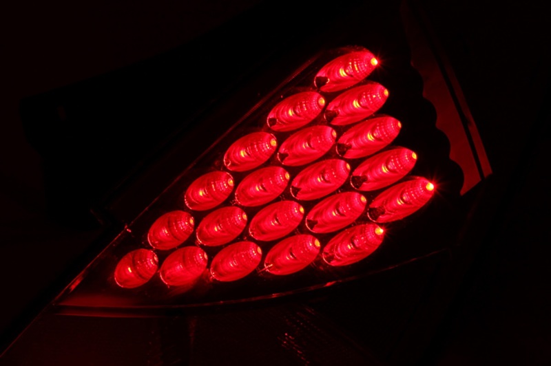 ANZO 2003-2005 Nissan 350Z LED Taillights Red thumbnail 8