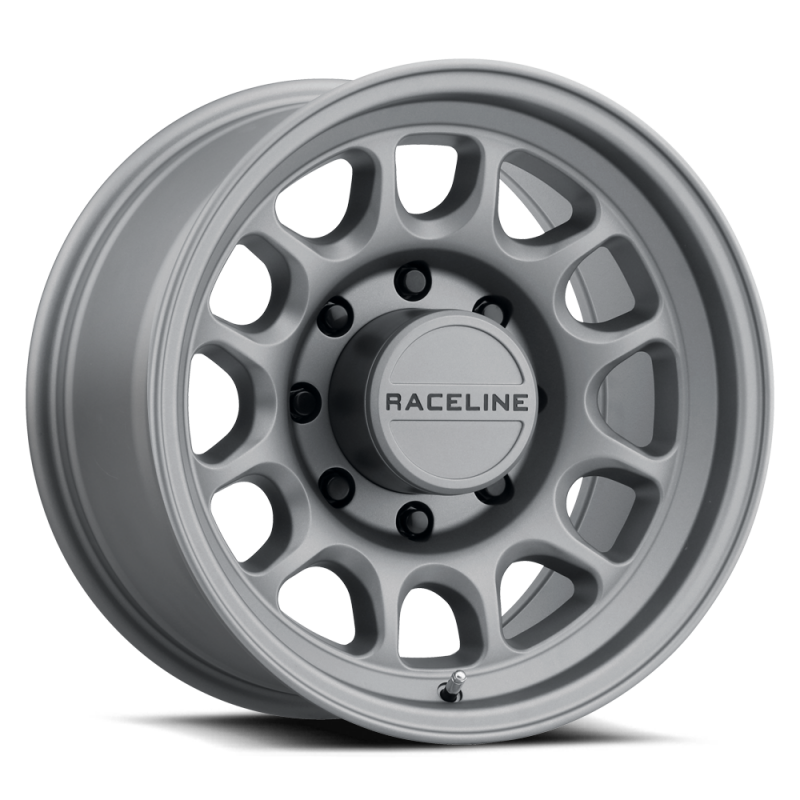 Raceline 958T Rogue 18x9in / 8X180 BP / 18mm Offset / 130.81mm Bore - Matte Titanium