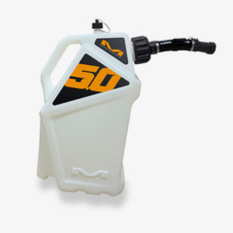 Matrix Concepts M5 0.5 Gallon Utility Can White-Orange