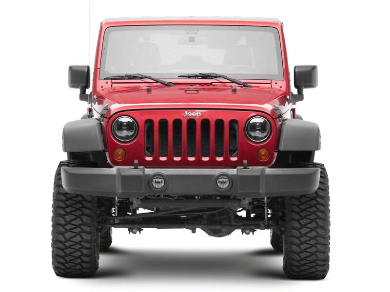 Raxiom 07-18 Jeep Wrangler JK Axial Series DB2 LED Headlights- Black Housing- Clear Lens thumbnail 5