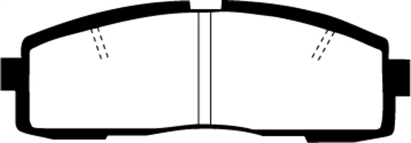 EBC 86-92 Toyota Supra 2.8 Redstuff Rear Brake Pads thumbnail 6