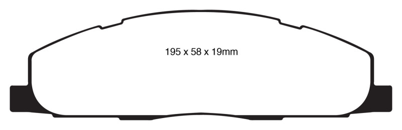 EBC S14 Brake Pad and Rotor Kit (1x ebcDP61848, 1x ebcRK7509) thumbnail 6