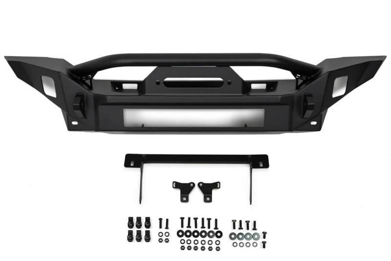 18-23 Jeep Wrangler JL / 20-23 Jeep Gladiator JT FS-7 Mid-Width Winch Front Bumper - Image 4