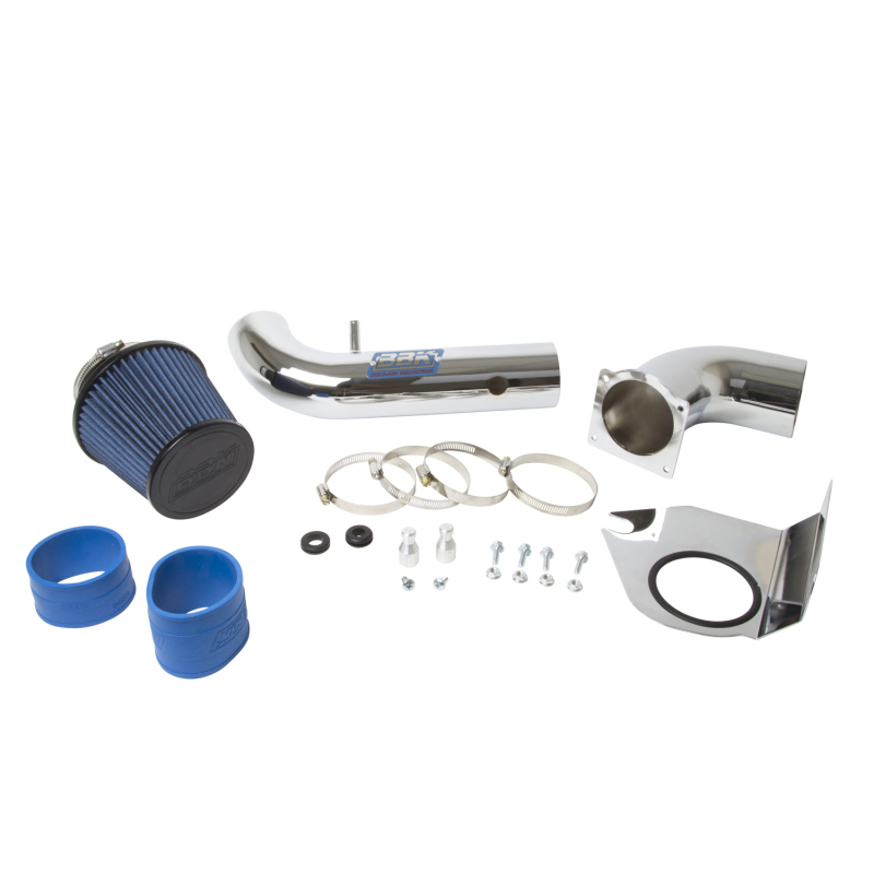 BBK 94-98 Mustang 3.8 V6 Cold Air Intake Kit - Chrome Finish thumbnail 2