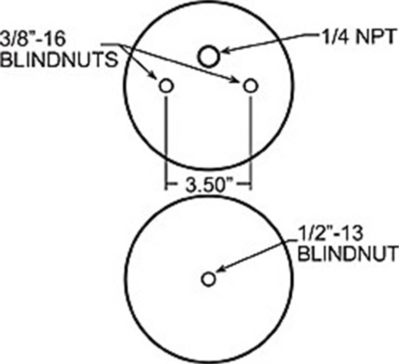 Firestone Ride-Rite Replacement Air Helper Spring Rear Service Part 1T14C-1 (W217602107) thumbnail 3