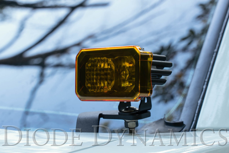 Diode Dynamics Stage Series 2 In LED Pod Cover - Yellow Each thumbnail 6