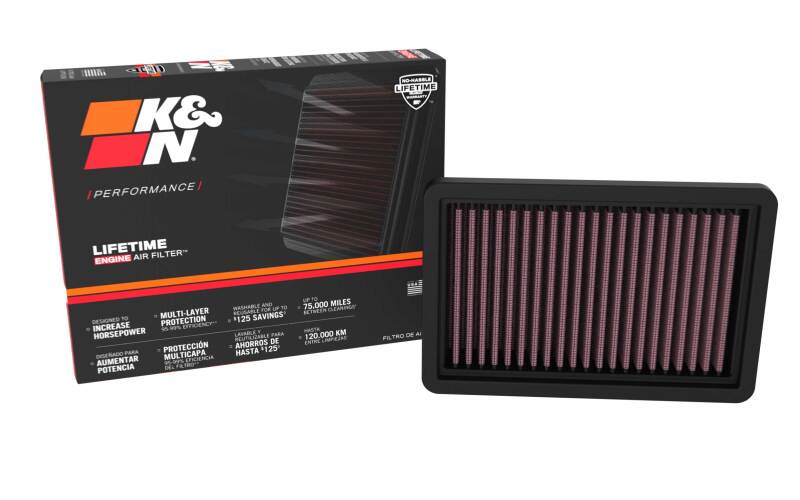 K&N 22-24 Dacia Jogger / 21-24 Dacia Logan III 1.0L L3 Drop-In Air Filter thumbnail 2