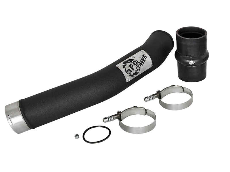 BladeRunner 3 IN Aluminum Hot Charge Pipe Black