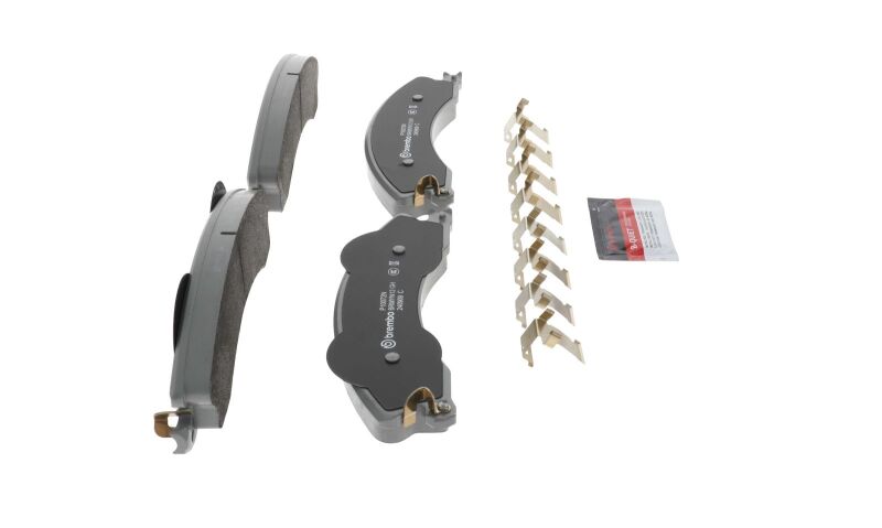 Brembo 09-17 Chevrolet Silverado 2500 HD/GMC Sierra 2500 HD/Silverado 3500 HD Front NAO Brake Pad thumbnail 8