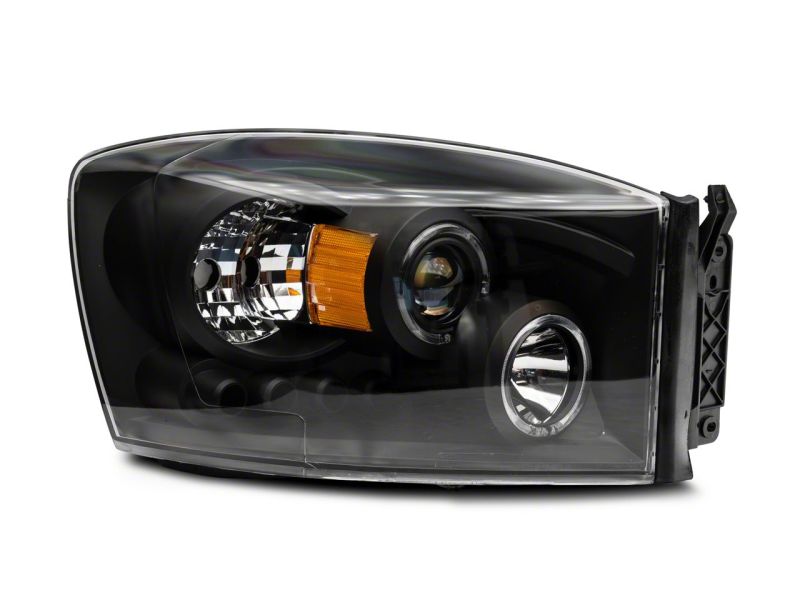 Raxiom 06-08 Dodge RAM 1500 LED Halo Projector Headlights- Black Housing (Clear Lens) thumbnail 6