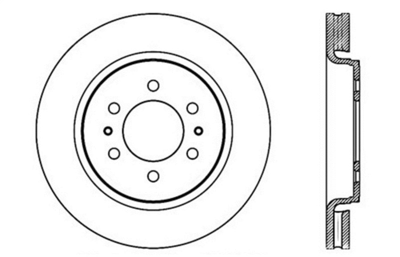 StopTech Slotted & Drilled Sport Brake Rotor thumbnail 4