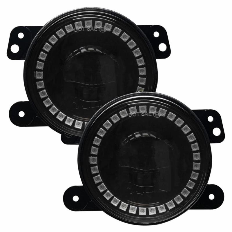 Oracle Jeep Wrangler JK/JL/JT High Performance W LED Fog Lights - w/o Controller thumbnail 9