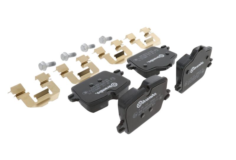 Brembo OE 2022 BMW i4/19-22 Z4/20-22 Toyota GR Supra PRIME Low-Met Brake Pad - Rear thumbnail 8