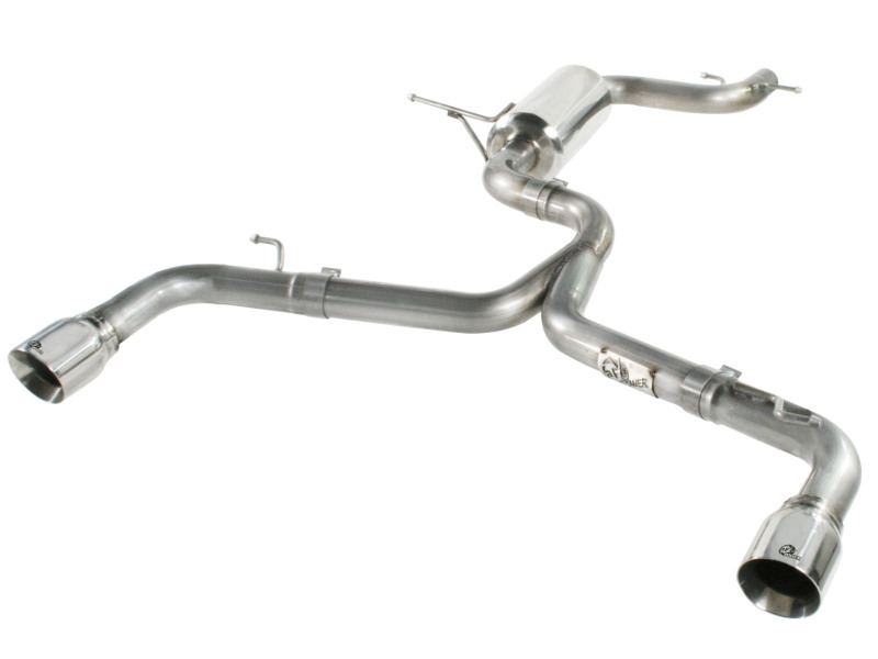 aFe MACH Force XP Exhaust 304SS Cat-Back w/ Polished Tips 12-13 VW Beetle L4 2.0L (t) thumbnail 2