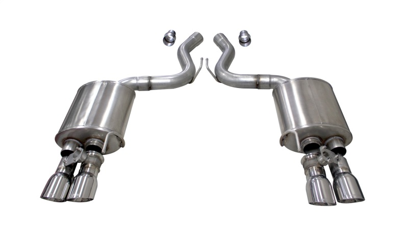 Corsa 2018-2023 Ford Mustang GT Fastback 5.0L 3in Sport Axle-Back Exhaust w/ 4in Polished Tips thumbnail 7