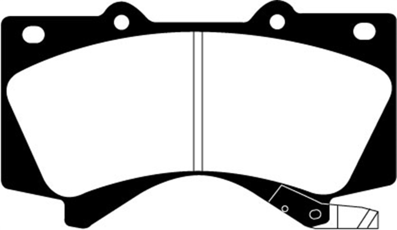 EBC 08+ Lexus LX570 5.7 Greenstuff Front Brake Pads thumbnail 7