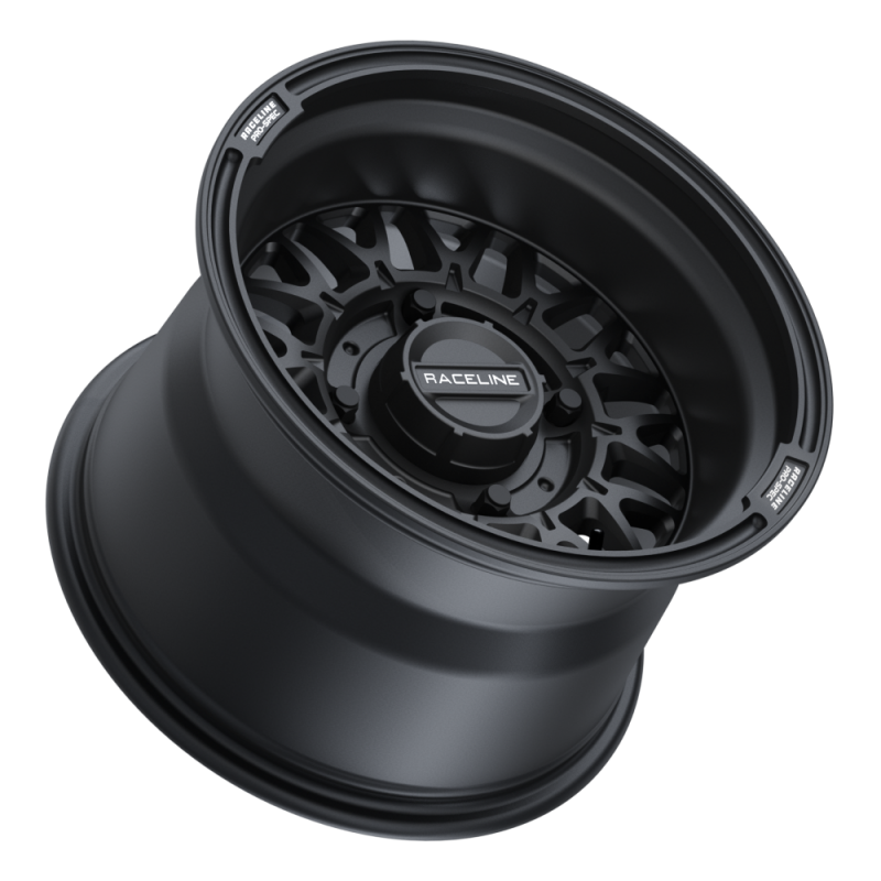 Raceline A13B Omega 14x7in/4x156 BP / 10mm Offset /132.5mm Bore - Satin Black Wheel