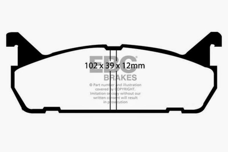 EBC S11 Brake Pad and Rotor Kit (1x ebcDP2828, 1x ebcRK639) thumbnail 9