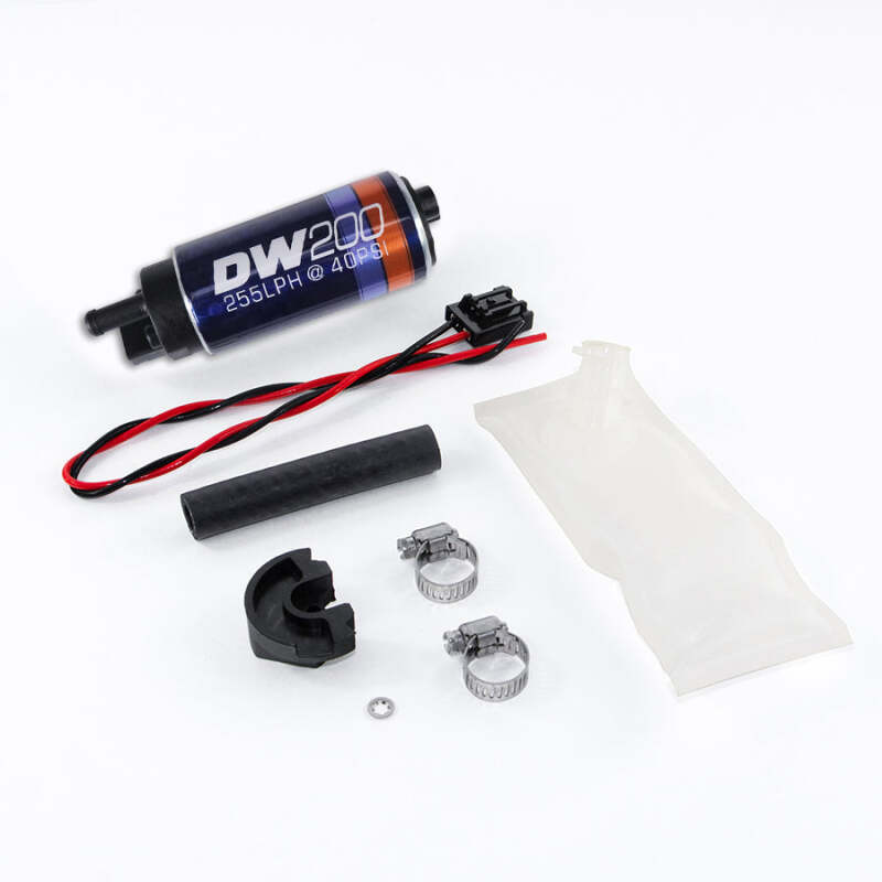DeatschWerks 94+ Nissan 240sx/Silvia S14/S15 255 LPH DW200 In-Tank Fuel Pump w/ Install Kit thumbnail 2