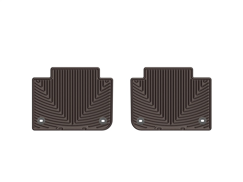 WT Rubber Mats - Rear - Cocoa