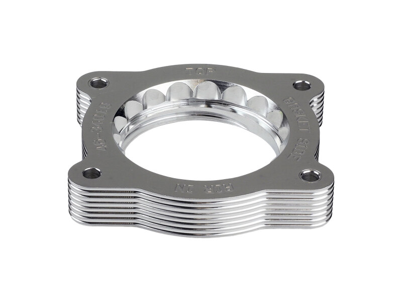 aFe 07-13 Chevrolet Silverado 1500/GMC Sierra 1500 Silver Bullet Throttle Body Spacer - Silver thumbnail 8