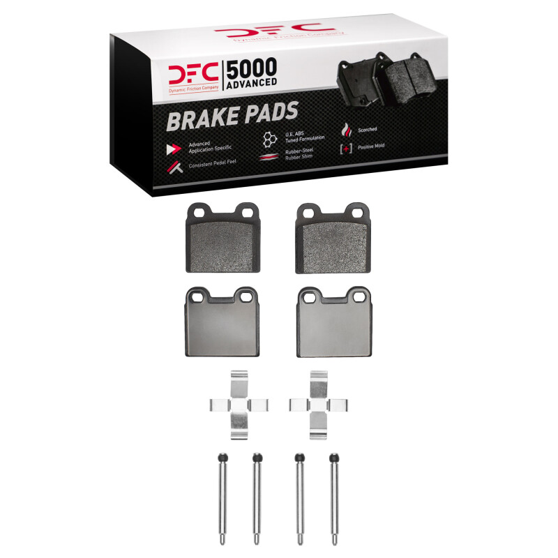 DFC 5000 Advanced Pads - Low-Metallic and Hardware Kit