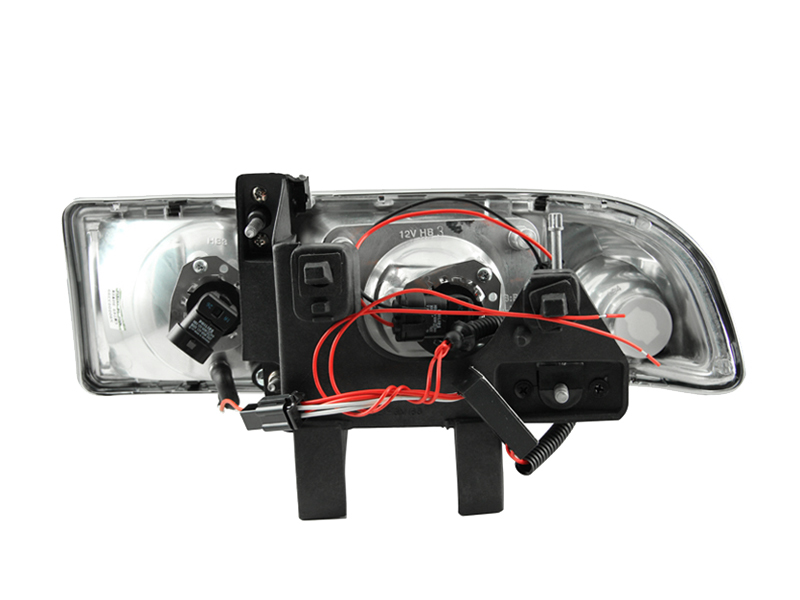 ANZO 1998-2005 Chevrolet S-10 Projector Headlights w/ Halo Chrome thumbnail 8