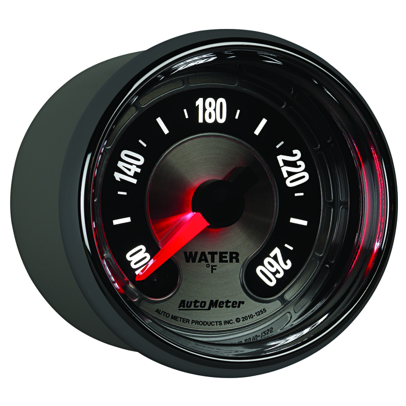 Autometer American Muscle 52mm Full Sweep Electric 100-260 Deg F Water Temperature Gauge thumbnail 9