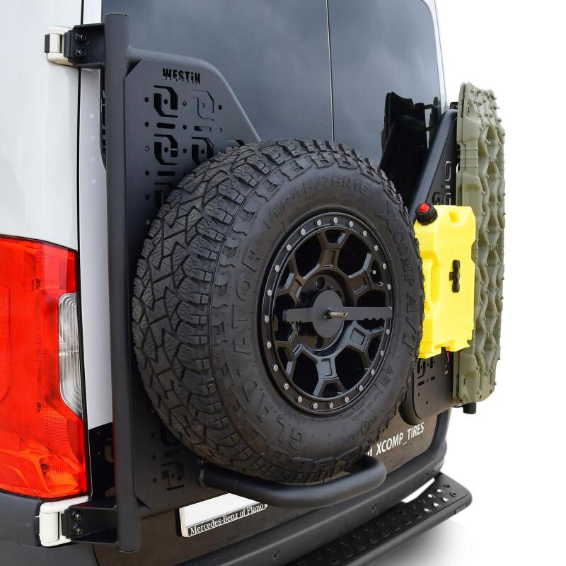 Westin 19-24 Mercedes-Benz Sprinter Accessory Carrier For XTS - Rear Driver Side - Textured Black thumbnail 6