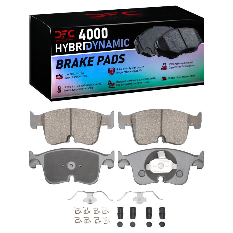 DFC 22-25 Audi A3 Front 4000 HybriDynamic Brake Pads and Hardware Kit
