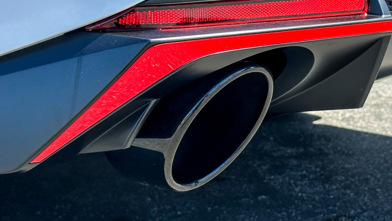 Borla 22-23 Hyundai Elantra N 2.0L 4 CYL. Turbo AT/MT ATAK Catback Exhaust Black Chrome thumbnail 4