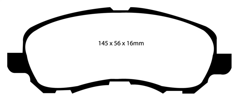 EBC S4 Brake Pad and Rotor Kit (1x ebcDP31614C, 1x ebcUSR7380) thumbnail 3