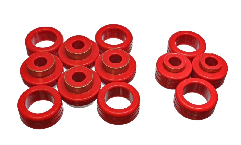 Energy Suspension 87-96 Dodge Dakota 2WD Red Body (Cab) Mount Set thumbnail 4
