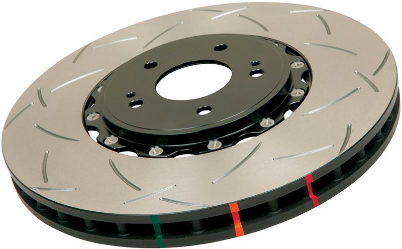 DBA 13-14 Chevy Corvette Z7 / Z51- Including Stingray T3 5000 Series Slotted Rotor Black Hat - Front