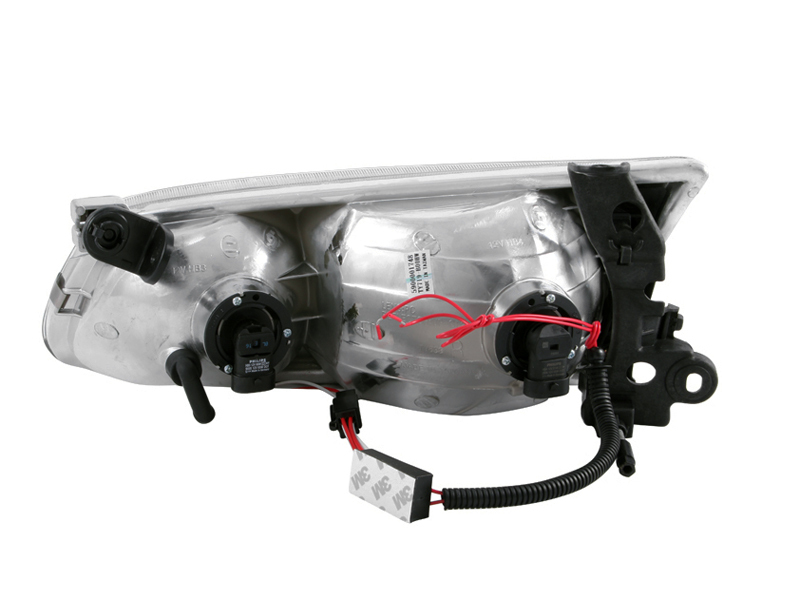 ANZO 2000-2001 Toyota Camry Crystal Headlights w/ Halo Black thumbnail 8
