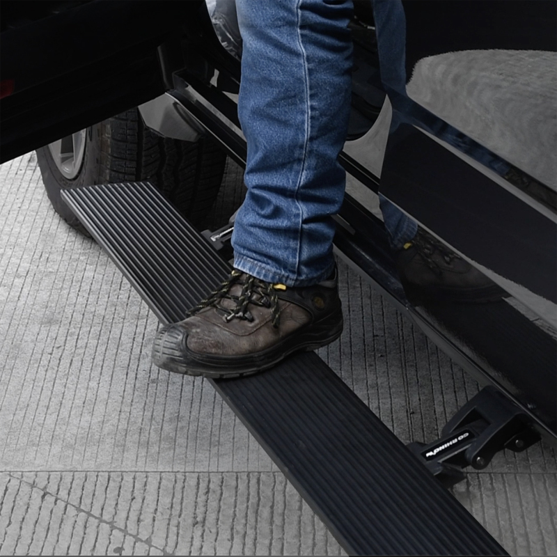 Go Rhino 22-23 Toyota Tundra CrewMax Cab 4dr E-BOARD E1 Electric Running Board Kit - Tex. Blk thumbnail 9