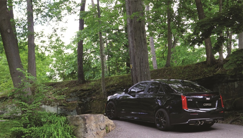 Corsa 2016-2019 Cadillac ATS-V 3.6T 4in Polished Sport Axle-Back Exhaust thumbnail 4