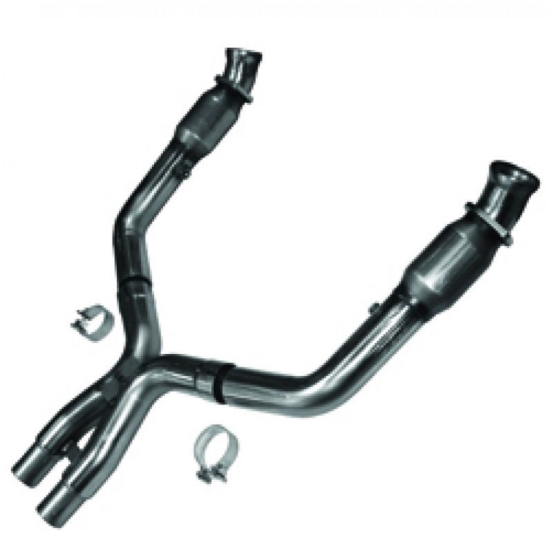 Kooks 11-14 Ford Mustang GT 5.0L 4V 3in x 2 3/4in OEM Cat X Pipe Kooks HDR Req thumbnail 3