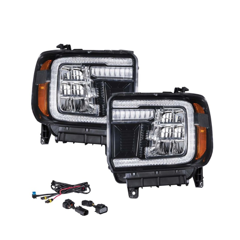 Form Lighting 2014 GMC Sierra LED Reflector Headlights (Pair)