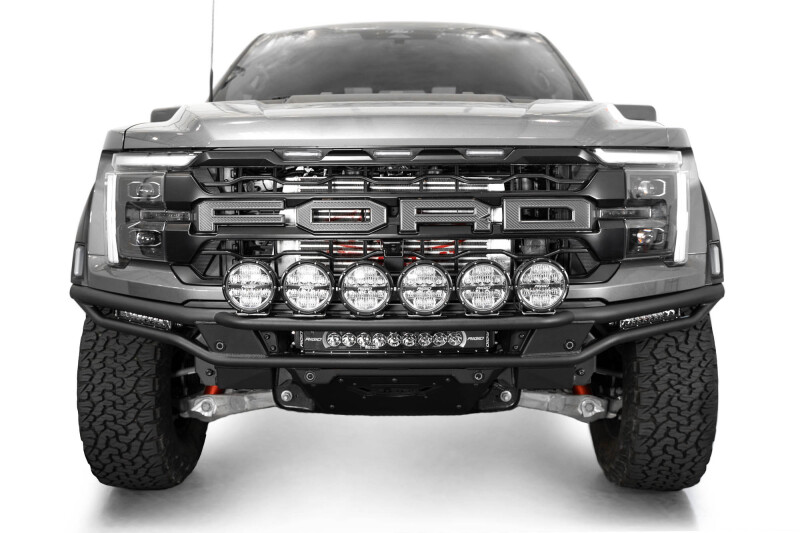 Addictive Desert Designs 2021-2024 Ford F-150 Raptor Race Series Front Bumper Light Hoop thumbnail 4